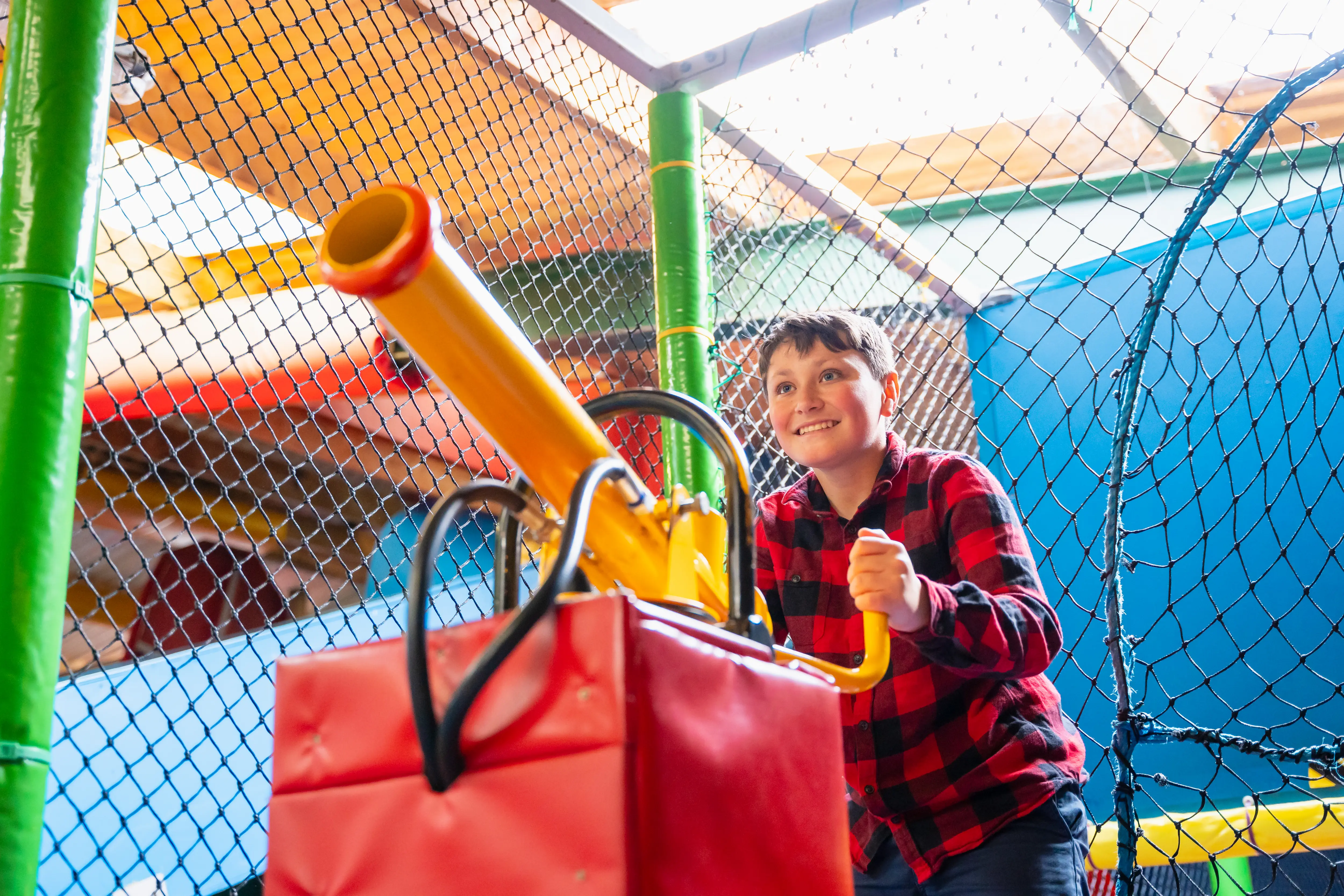 Child at indoor play 