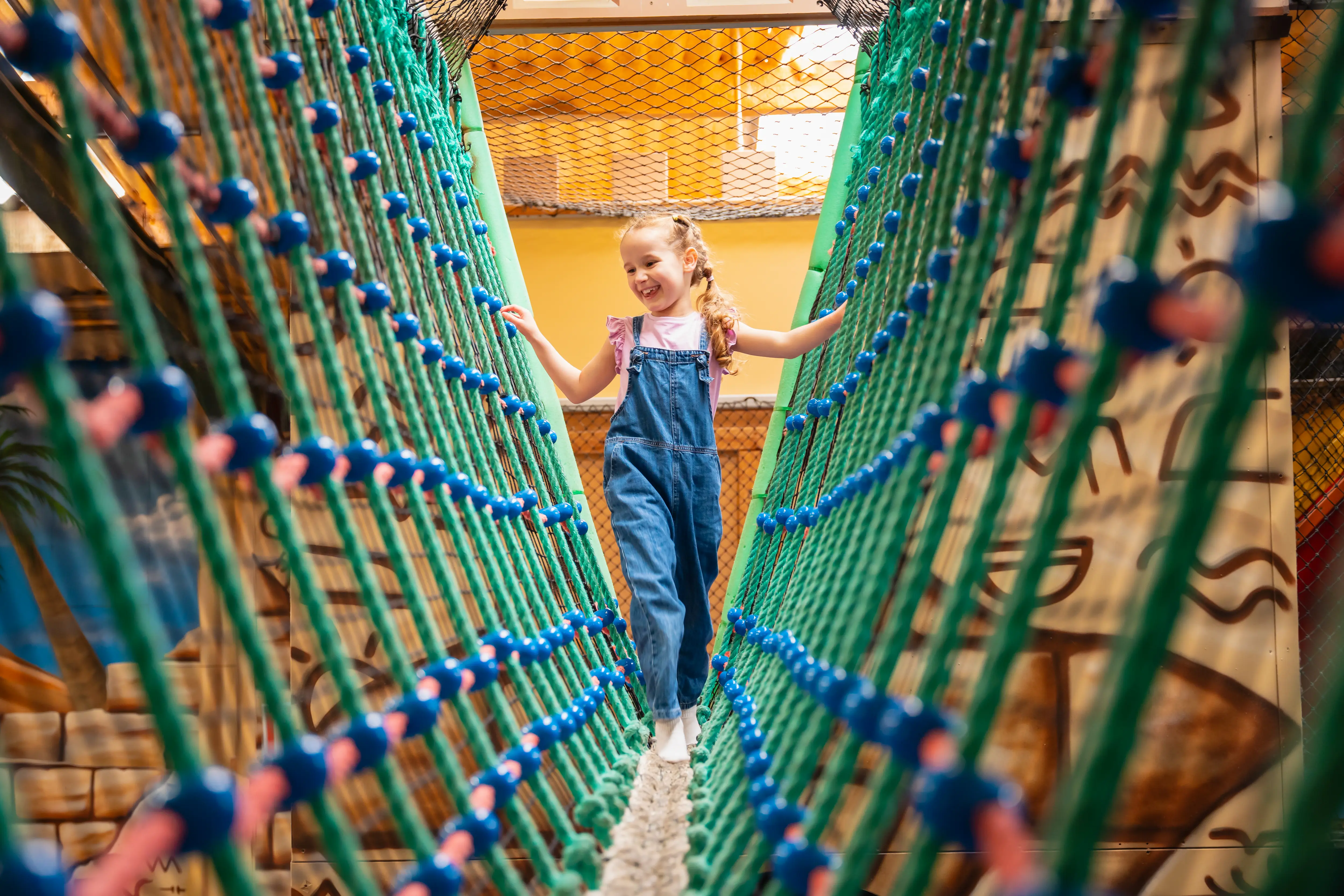 Child at indoor play 