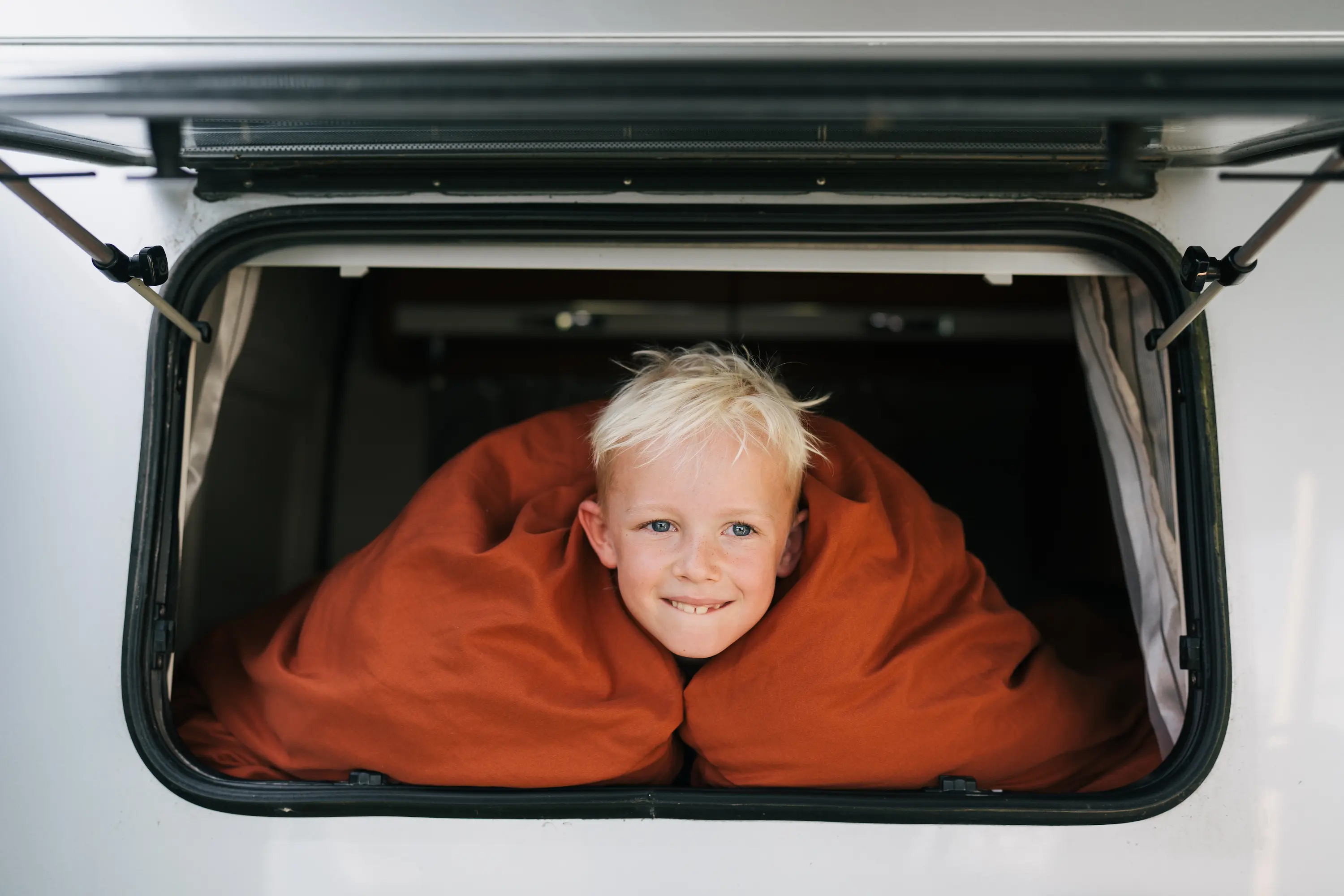Boy In Caravan